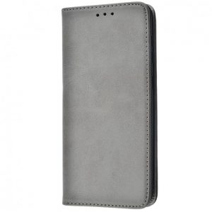 Чехол-книжка Black TPU Magnet  для Samsung Galaxy M30s / M21 – Gray