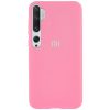 Оригинальный чехол Silicone Cover 360 с микрофиброй для Xiaomi Mi Note 10 / Mi Note 10 Pro – Розовый / Pink