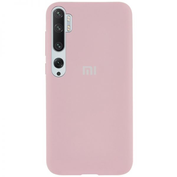 Чохол Silicone Cover для Xiaomi Mi Note 10 / Mi Note 10 Pro Рожевий / Pink Sand