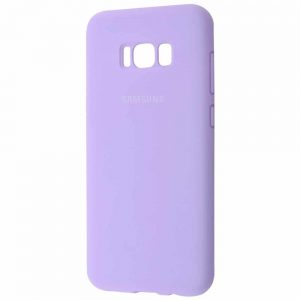 Оригинальный чехол Silicone Cover 360 с микрофиброй для Samsung Galaxy S8 (G950) – Light purple