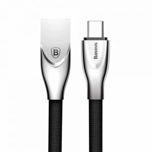 Кабель Baseus Zinc Alloy USB to Type-C 2A (1м) – Black