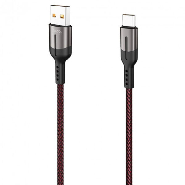 Кабель Hoco U68 Gusto USB to Type-C 5A 1.2м Black