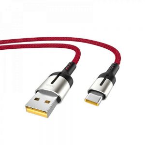 Кабель Hoco U68 Gusto USB to Type-C 5A (1.2м) – Red