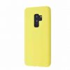 Чехол Silicone Case WAVE Full с микрофиброй для Samsung Galaxy S9 Plus (G965) – Yellow