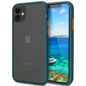 Чехол TPU LikGus Maxshield для Iphone 11 – Сине-Зеленый / Marine Blue
