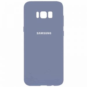 Оригинальный чехол Silicone Cover 360 с микрофиброй для Samsung Galaxy S8 (G950) – Lavender gray