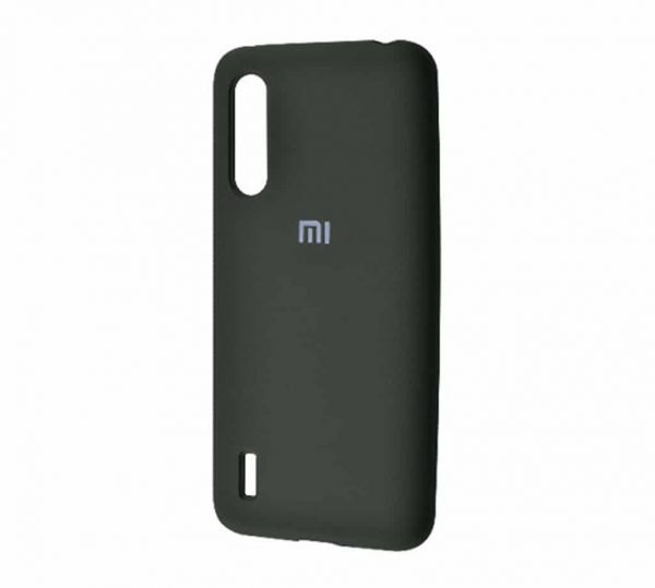 Оригинальный чехол Silicone Cover 360 с микрофиброй для Xiaomi Mi 9 Lite / Mi CC9 – Dark olive