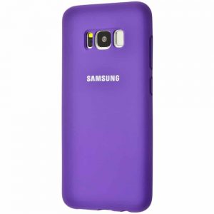 Оригинальный чехол Silicone Cover 360 с микрофиброй для Samsung Galaxy S8 (G950) – Purple