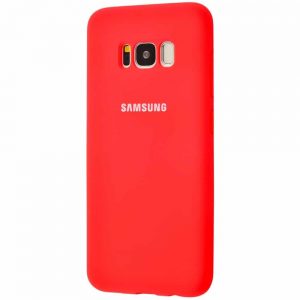 Оригинальный чехол Silicone Cover 360 с микрофиброй для Samsung Galaxy S8 (G950) – Red