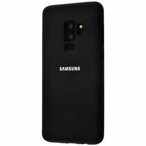 Оригинальный чехол Silicone Cover 360 с микрофиброй для Samsung Galaxy S9 Plus (G965) – Black