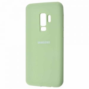 Оригинальный чехол Silicone Cover 360 с микрофиброй для Samsung Galaxy S9 Plus (G965) – Mint gum