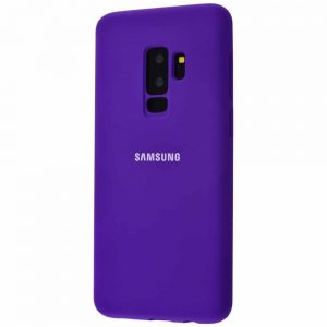 Оригинальный чехол Silicone Cover 360 с микрофиброй для Samsung Galaxy S9 Plus (G965) – Purple