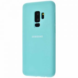 Оригинальный чехол Silicone Cover 360 с микрофиброй для Samsung Galaxy S9 Plus (G965) – Turquoise