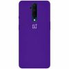 Оригинальный чехол Silicone Cover 360 с микрофиброй для OnePlus 7T Pro – Фиолетовый / Purple