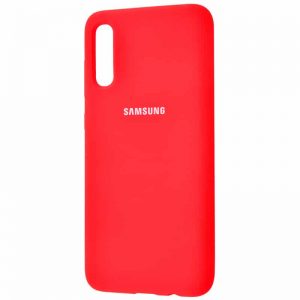 Оригинальный чехол Silicone Cover 360 с микрофиброй для Samsung Galaxy A50 2019 (A505) / A30s 2019 (A307) – Красный / Red