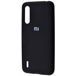 Оригинальный чехол Silicone Cover 360 с микрофиброй для Xiaomi Mi 9 Lite / Mi CC9 – Black