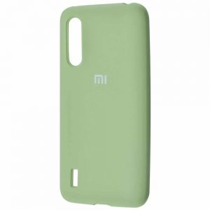 Оригинальный чехол Silicone Cover 360 с микрофиброй для Xiaomi Mi 9 Lite / Mi CC9 – Mint gum