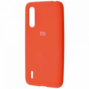 Оригинальный чехол Silicone Cover 360 с микрофиброй для Xiaomi Mi 9 Lite / Mi CC9 – Orange