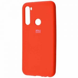 Оригинальный чехол Silicone Cover 360 с микрофиброй для Xiaomi Redmi Note 8 – Orange