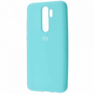 Оригинальный чехол Silicone Cover 360 с микрофиброй для Xiaomi Redmi Note 8 Pro – Turquoise