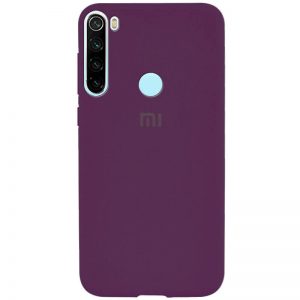 Оригинальный чехол Silicone Cover 360 с микрофиброй для Xiaomi Redmi Note 8T – Фиолетовый / Grape