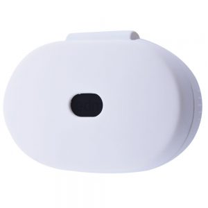 Чехол для наушников Silicone Case + карабин для Xiaomi AirDots – White