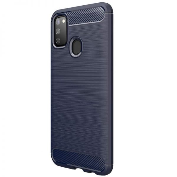 Cиликоновый TPU чехол Slim Series  для Samsung Galaxy M30s / M21 – Синий