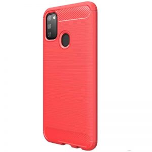 Cиликоновый TPU чехол Slim Series  для Samsung Galaxy M30s / M21 – Красный