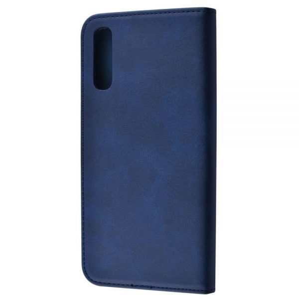 Чехол-книжка Black TPU Magnet  для Samsung Galaxy A50 / A30s 2019 – Blue