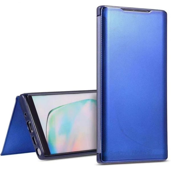 Чехол-книжка Clear View TPU Cover для Samsung Galaxy M30s / M21 — Синий
