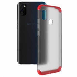 Матовая PC накладка GKK LikGus 360 градусов для Samsung Galaxy M30s / M21 – Красный