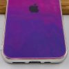 TPU+Glass чехол Gradient Rainbow с лого  для Iphone 11 Pro Max – Фиолетовый 46791
