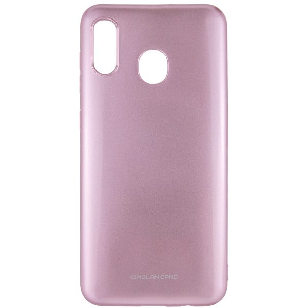 TPU чехол Molan Cano Glossy для Samsung Galaxy A40 2019 (A405) – Розовый