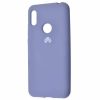 Оригинальный чехол Silicone Cover 360 с микрофиброй для Huawei Y6 2019 / Honor 8A – Lavender gray