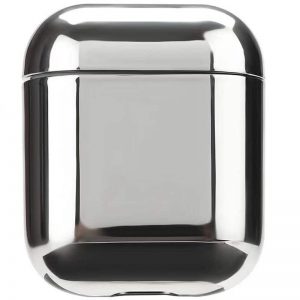 Чехол для наушников Electroplate PC Cover Case для Apple Airpods – Silver