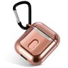 Чехол для наушников Electroplate TPU Cover Case для Apple Airpods – Gold 43851