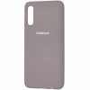 Оригинальный чехол Silicone Cover 360 с микрофиброй для Samsung Galaxy A70 2019 (A705) – Серый / Grey