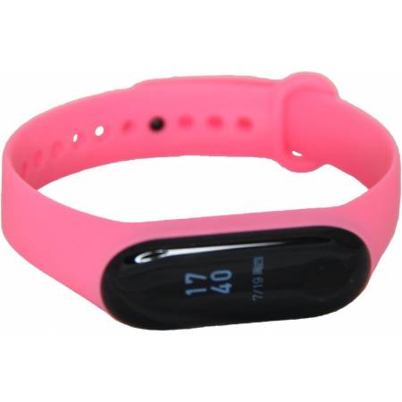 Ремінець Silicone для Xiaomi Mi Band 3/4 Pink