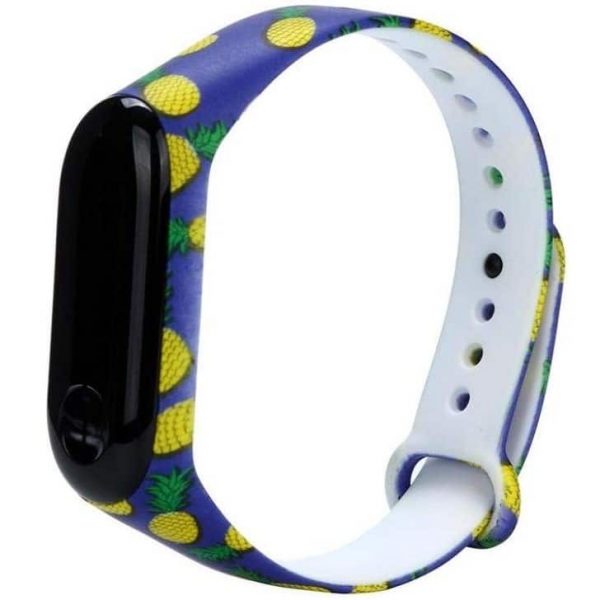 Ремінець Silicone для Xiaomi Mi Band 3/4 Pineapple