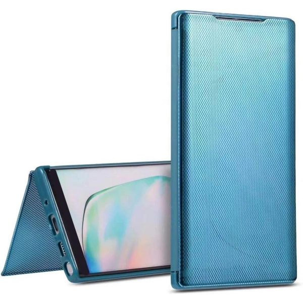 Чехол-книжка Clear View TPU Cover для Samsung Galaxy M30s / M21 — Зеленый