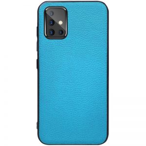 Кожаный чехол Epic Vivi series для Samsung Galaxy A51 – Голубой