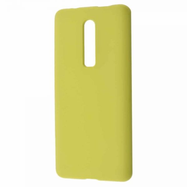 Чехол Silicone Case WAVE Full с микрофиброй для  Xiaomi Redmi K20 / K20 Pro / Mi 9T / Mi 9T Pro – Lime green