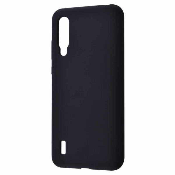 Чехол Silicone Case WAVE Full с микрофиброй для Xiaomi Mi 9 Lite / Mi CC9 – Black