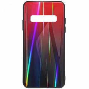 TPU+Glass чехол Gradient Aurora с градиентом  для Samsung Galaxy S10e (G970) – Красный