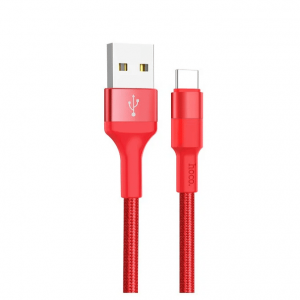 Кабель Hoco X26 Xpress charged USB to Type-C 3A (1м) – Red