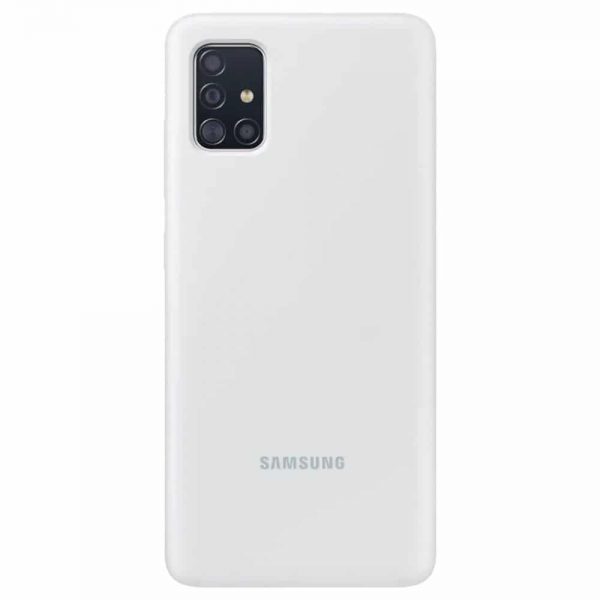 Чохол Silicone Cover для Samsung Galaxy A51 Білий / White
