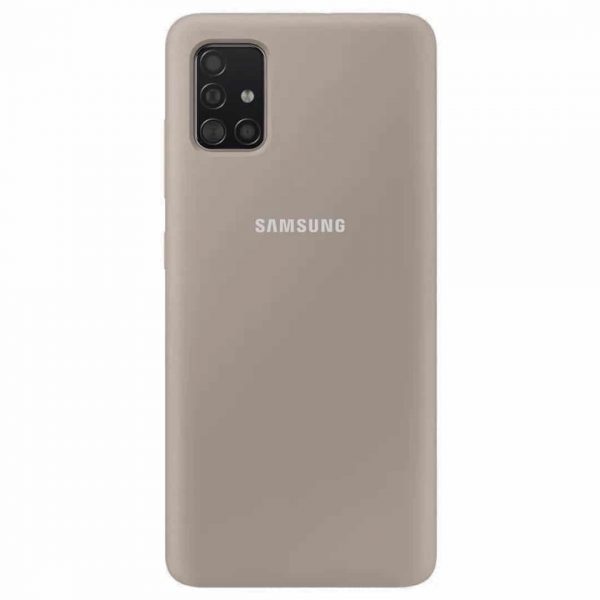 Чохол Silicone Cover для Samsung Galaxy A51 Сірий / Grey