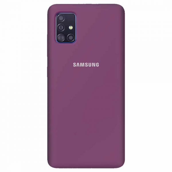 Чохол Silicone Cover для Samsung Galaxy A51 Фіолетовий / Grape