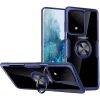 Чехол TPU+PC Deen CrystalRing с креплением под магнитный держатель для Samsung Galaxy S20 Ultra — Синий