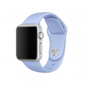Ремешок силиконовый для Apple Watch 42 mm / 44 mm / 45 mm / 49 mm №15 – Liac Cream